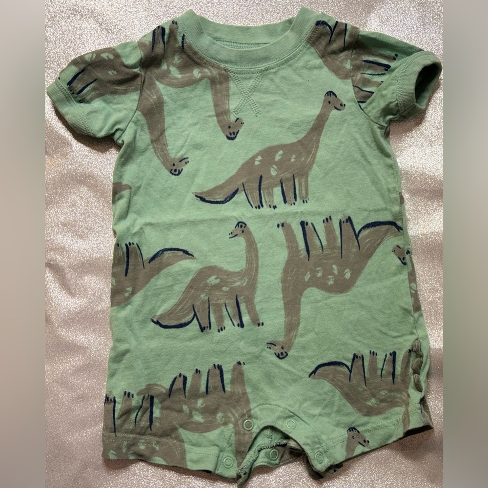 Preloved Carters Dinosaur Onesie